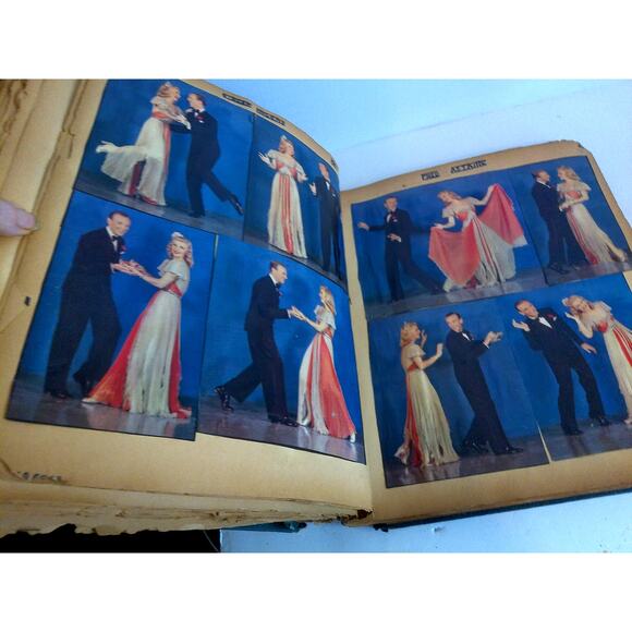 Vintage 1930s Hollywood History Screenstars Actors Actresses Scrapbook 110 Pages